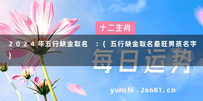2024年五行缺金取名 :(五行缺金取名最旺男孩名字)